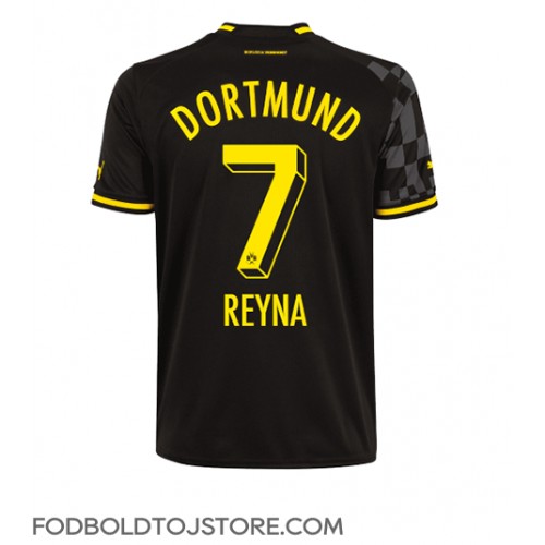 Borussia Dortmund Giovanni Reyna #7 Udebanetrøje 2022-23 Kortærmet